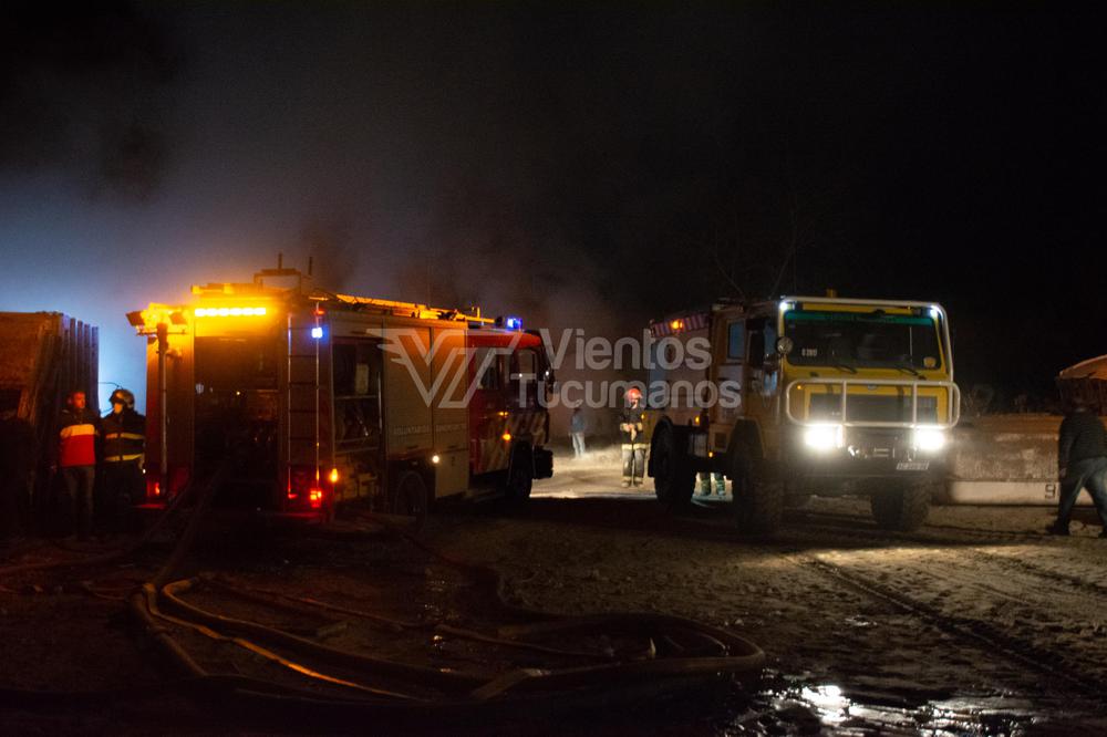 bomberos voluntarios incendio obrador municipal concepción