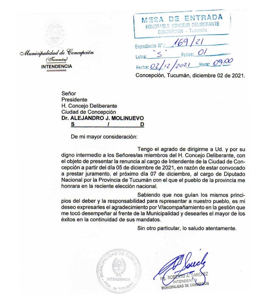 Roberto Sánchez renunció como intendente de Concepción IMG-20211202-WA0015