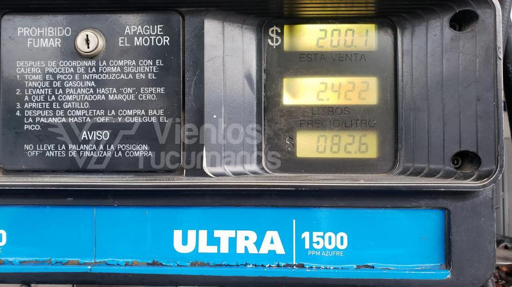 surtidor precio ypf nafta