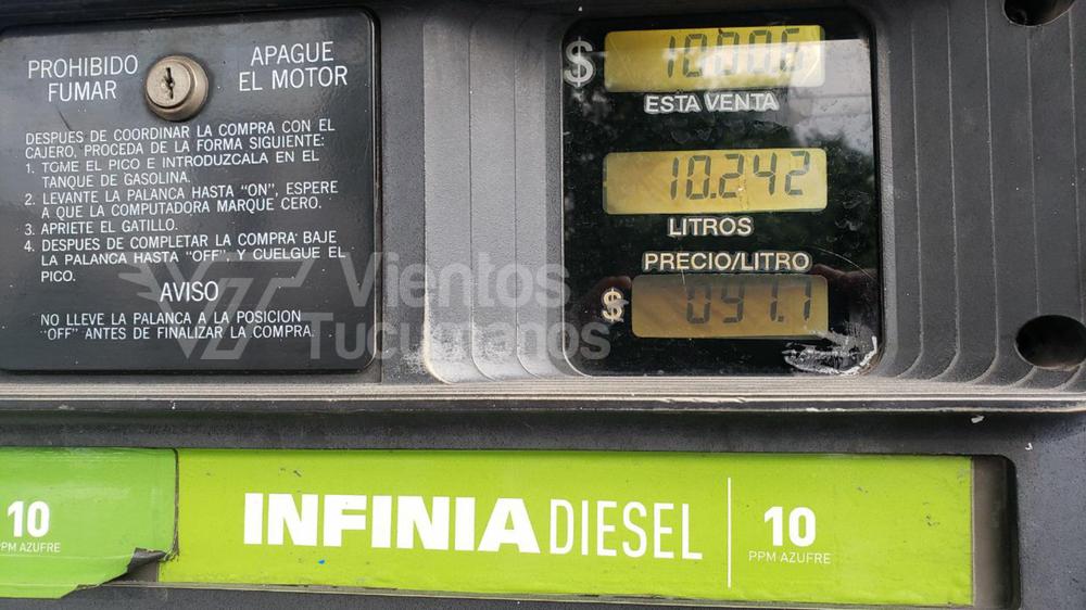 surtidor precio ypf nafta