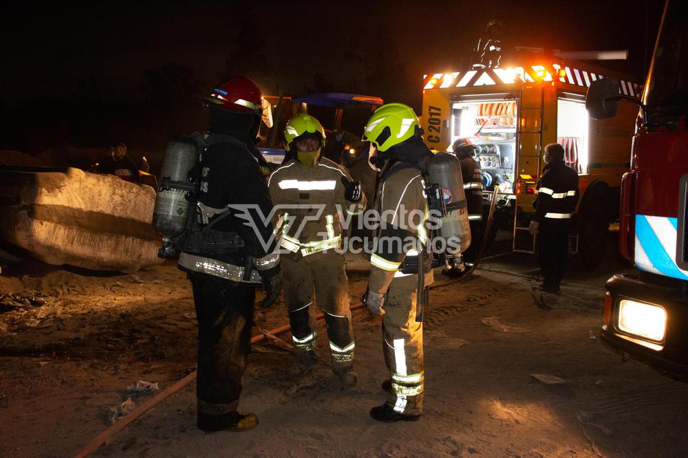 bomberos voluntarios incendio obrador municipal concepción