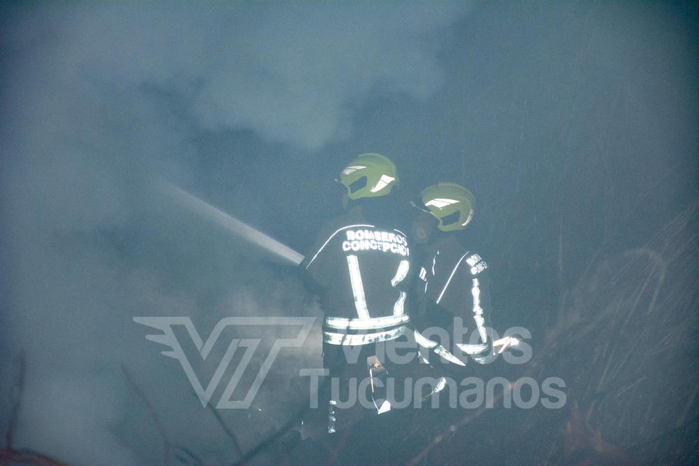 bomberos voluntarios incendio obrador municipal concepción