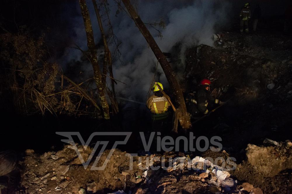 bomberos voluntarios incendio obrador municipal concepción