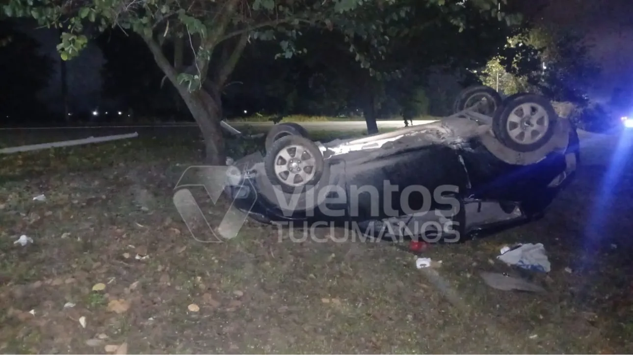 siniestro vial vuelco ruta 38 alto verde