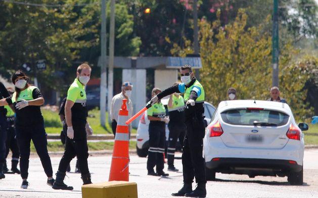 controles policia ruta detenidos cuarentena coronavirus