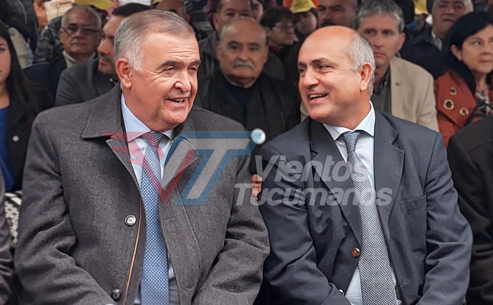 Osvaldo Jaldo junto a Alejandro Molinuevo