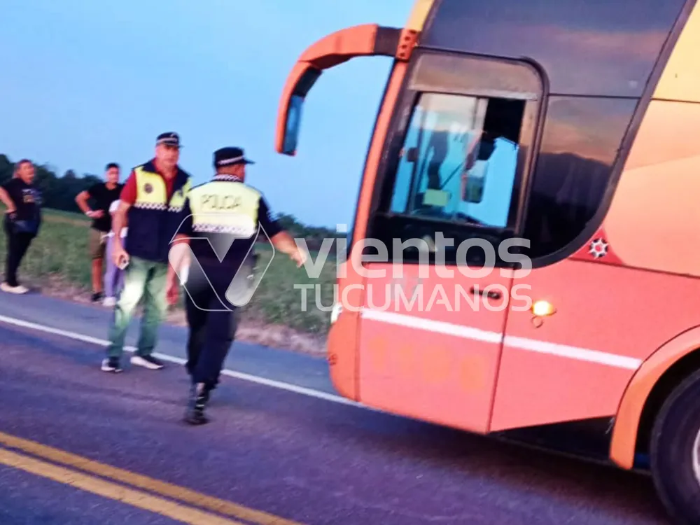 Colectivo control policial ruta 38