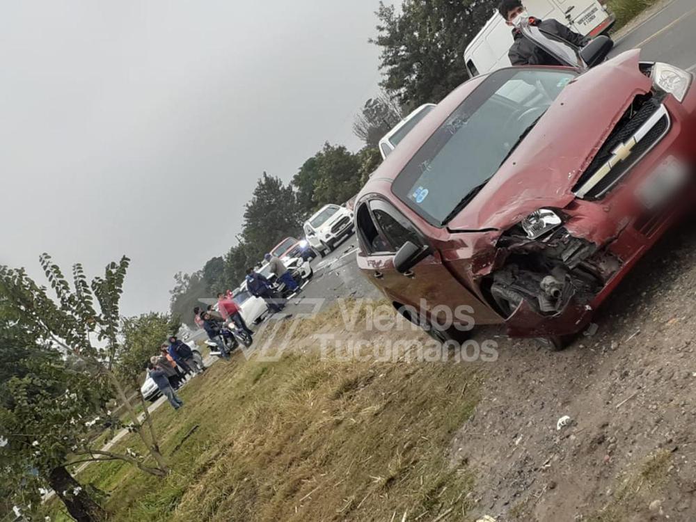 Accidente choque ruta 38