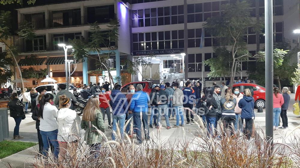 protesta tribunales marcha manifestación