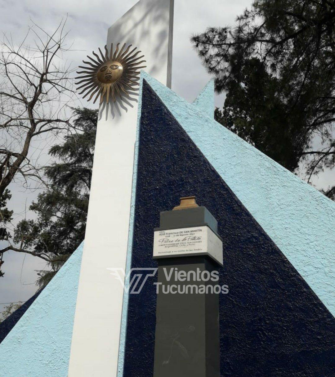 plaza san martín concepción busto de san martín