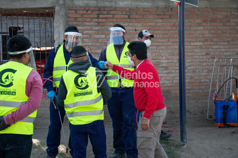 coronavirus barrio Municipal cerrojo sanitario concepción
