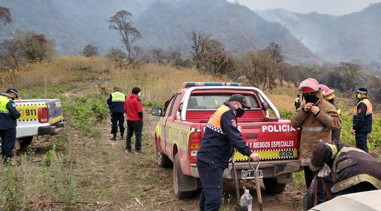 bomberos voluntarios incendio