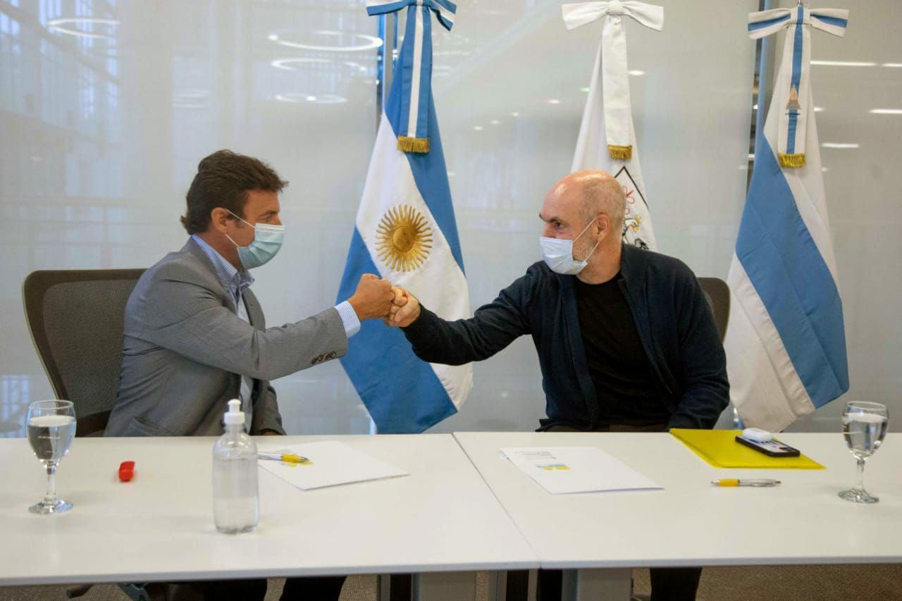 roberto sánchez y horacio rodríguez larreta
