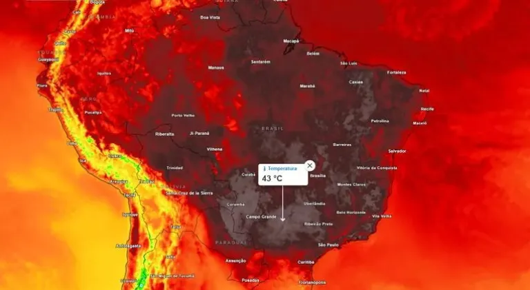calor en brasil