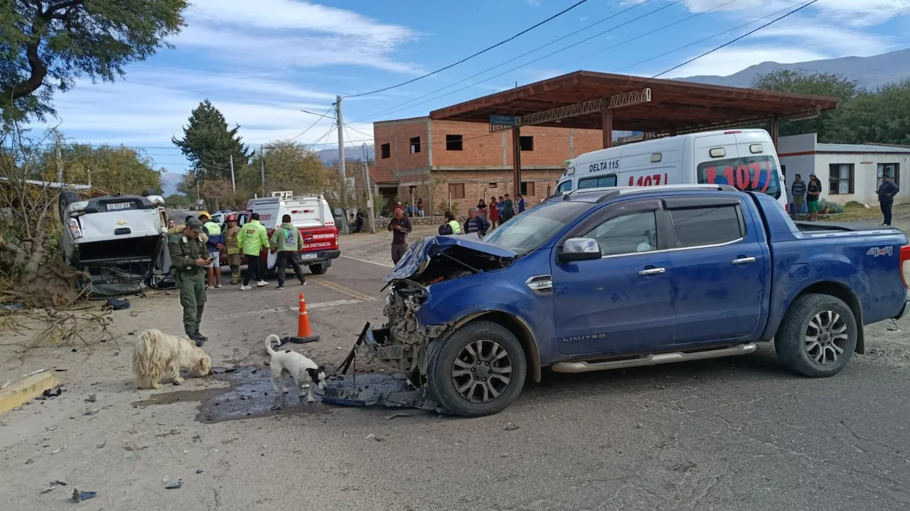 Colalao del valle choque fuga muerte tragedia ruta 40