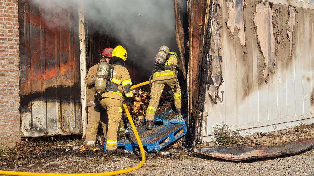 bomberos voluntarios incendio