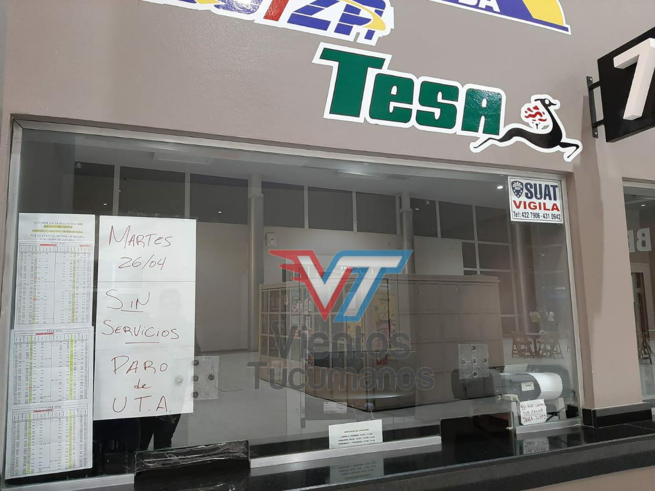 tesa paro de colectivos