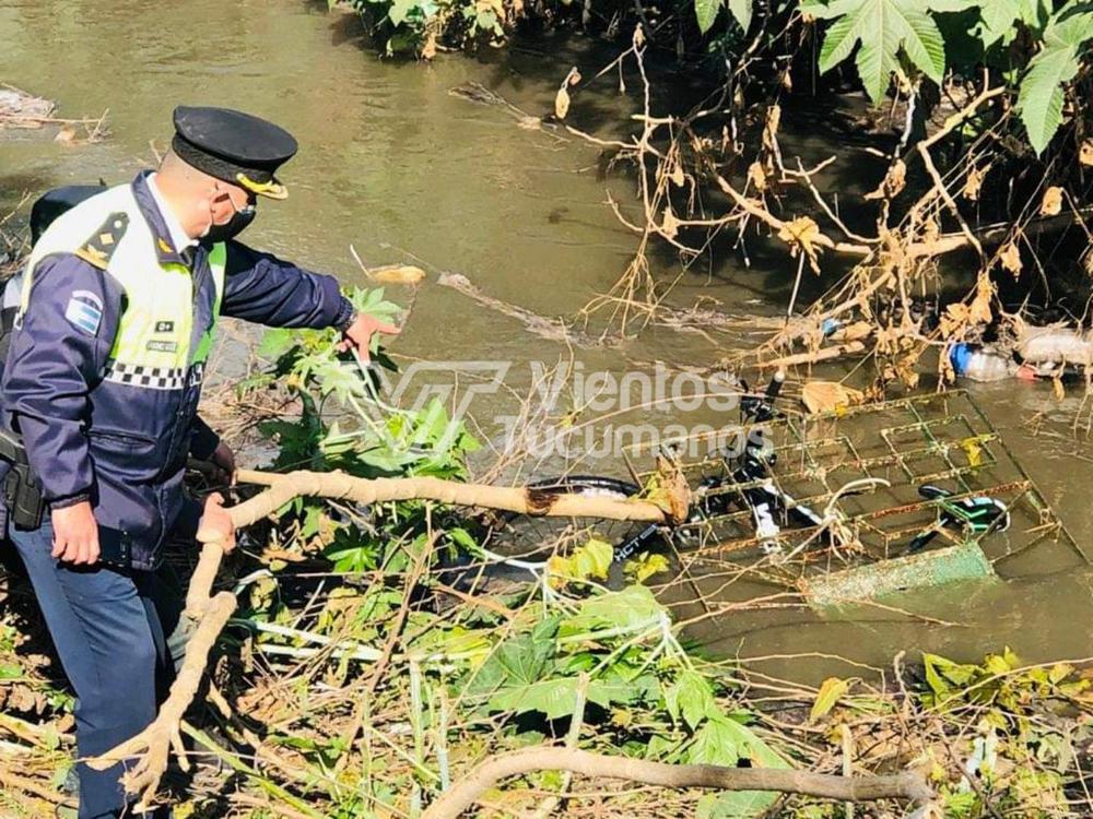 Policía allanamiento bicicleta