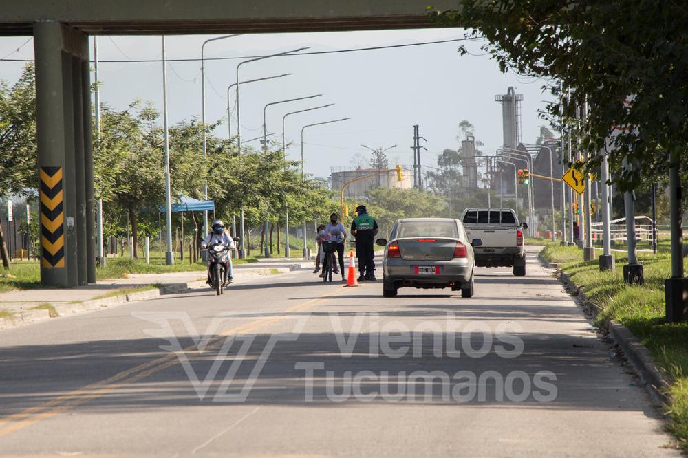 control terraplen barrio alvear avenida