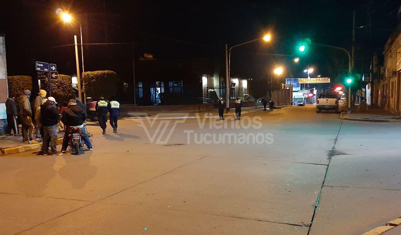 Siniestro vial policía accidente javier pacheco
