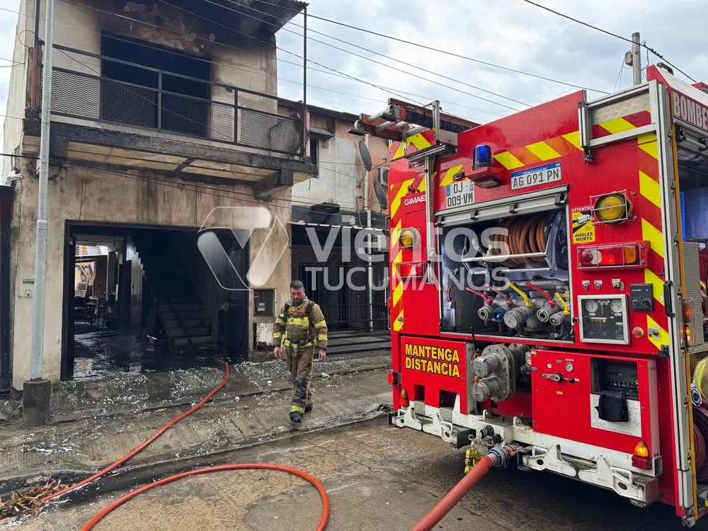 Incendio bomberos voluntarios 