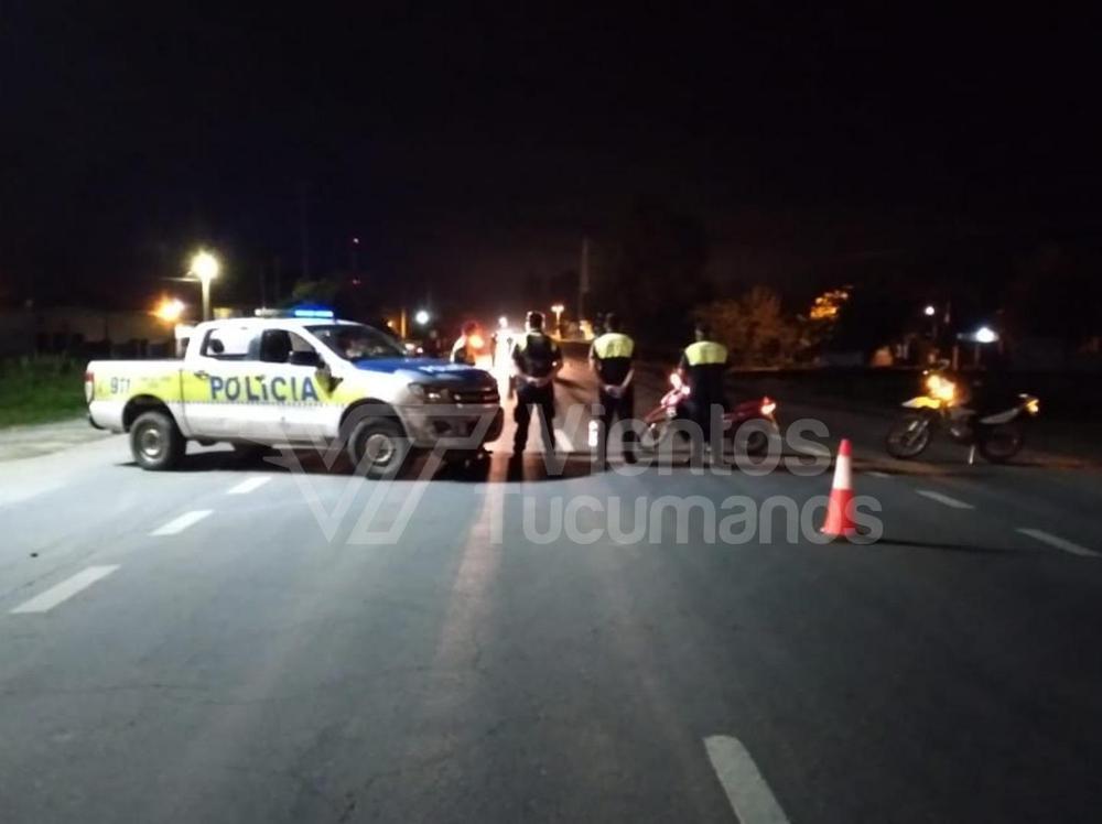 Siniestro vial accidente policía