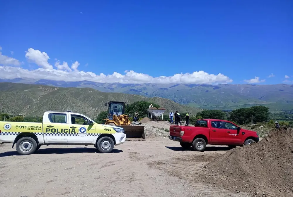 extracción de áridos policía ríos