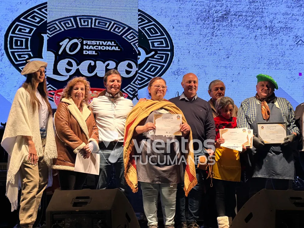 ganadora del concurso del mejor locro festival