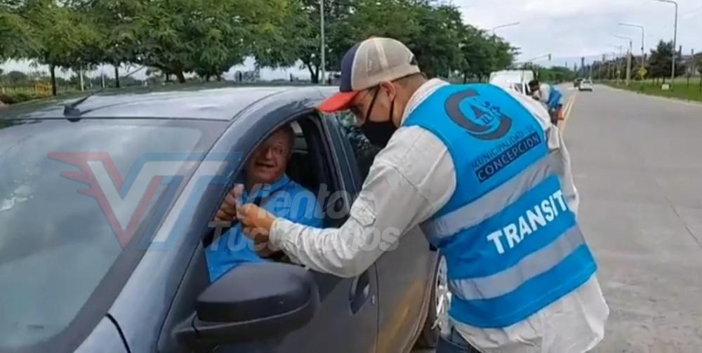 controles vehicular tránsito