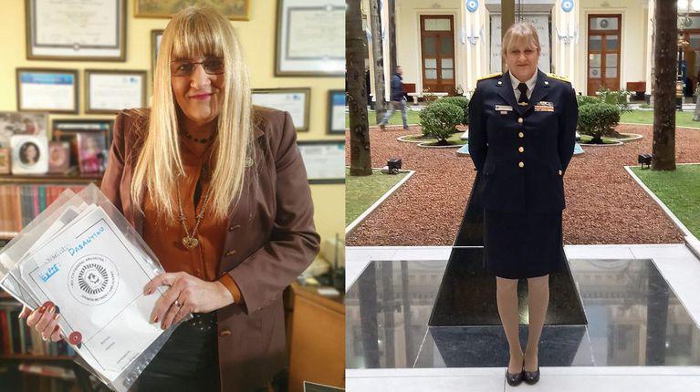 Analía Pasantino, la primera comisaria trans de la Argentina: está casada  con Silvia y espera un ascenso