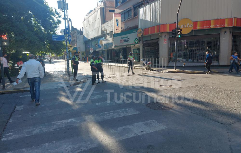 corte marchas manifestaciones san miguel de tucumán