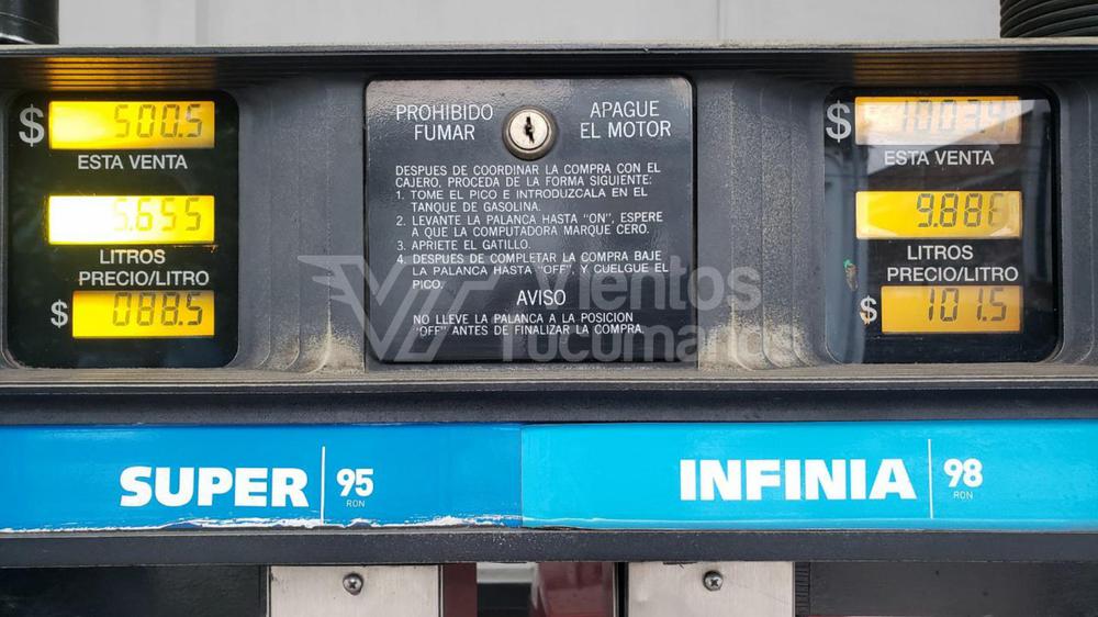 surtidor precio ypf nafta