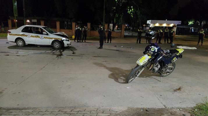 accidente taxi poli