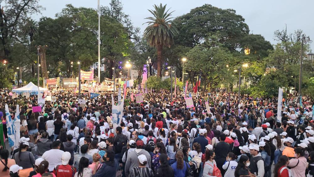 Marcha manifestación protesta