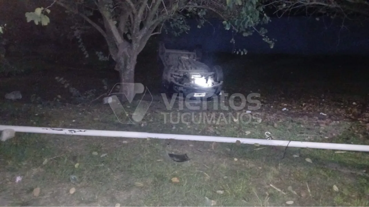 siniestro vial vuelco ruta 38 alto verde