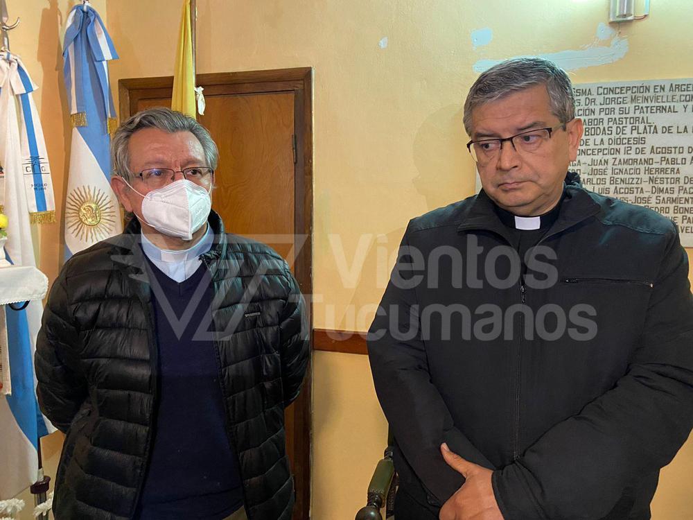 Padre Fabián Brito Obispo José Antonio Díaz