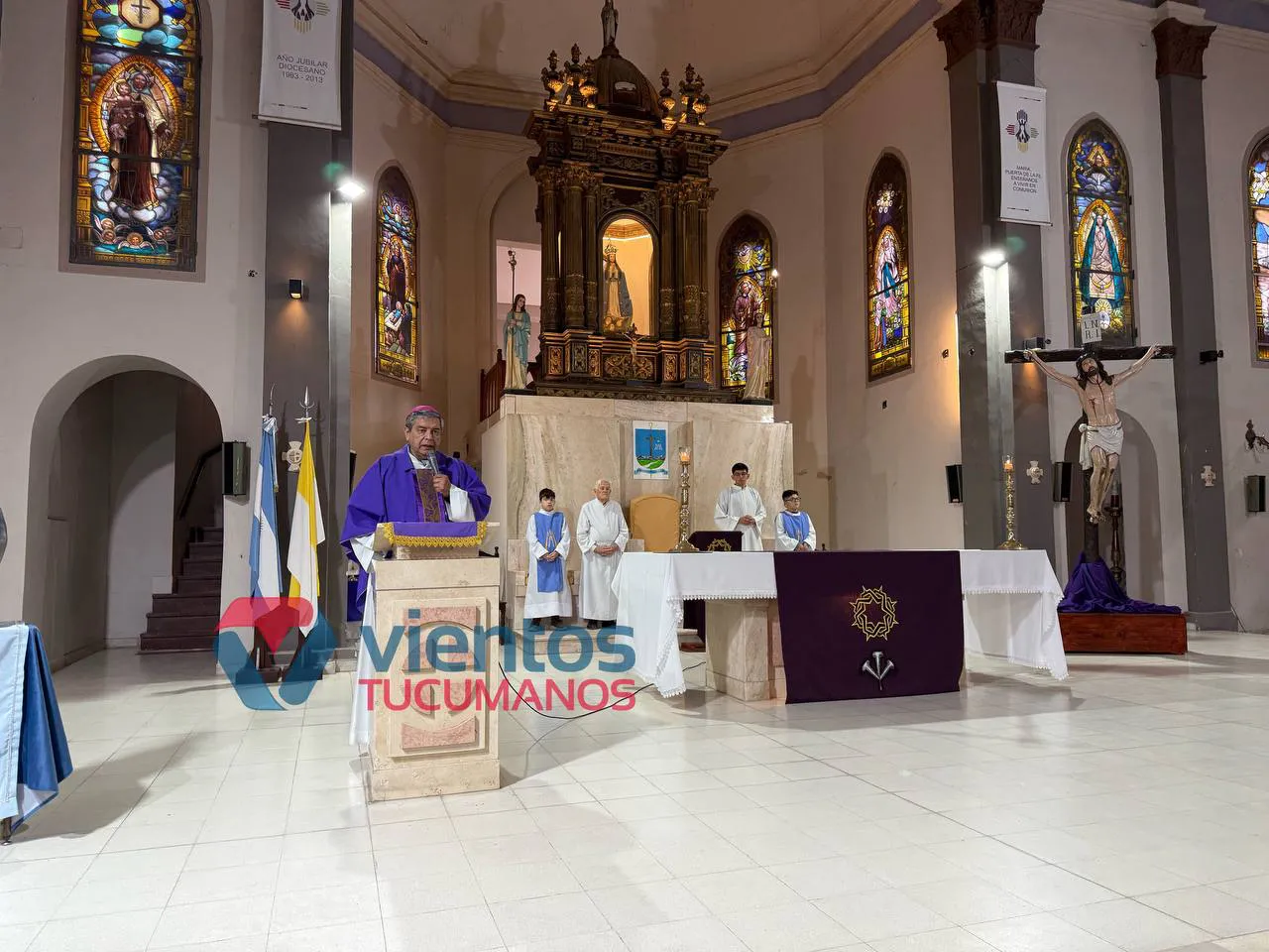 Obispo José Antonio Díaz misa Catedral
