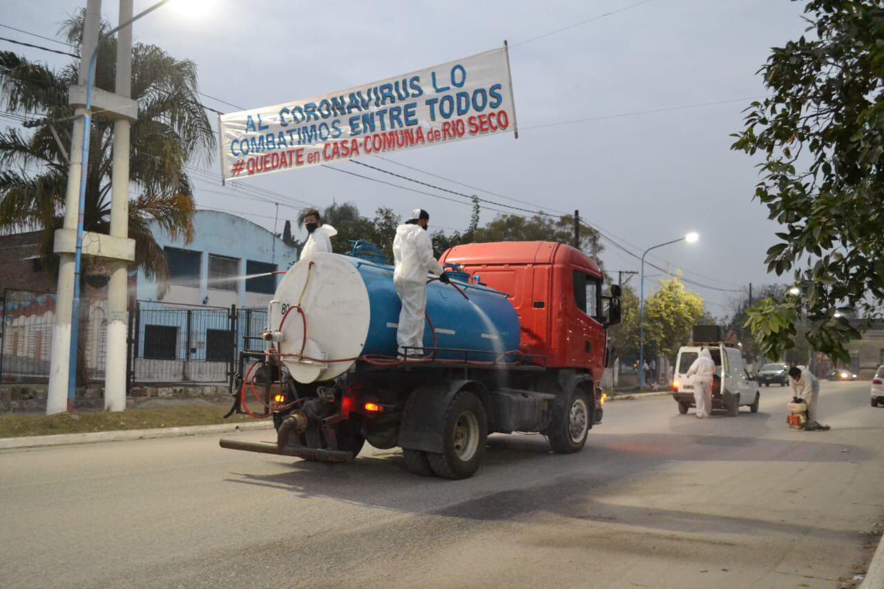 río seco coronavirus limpieza desinfección