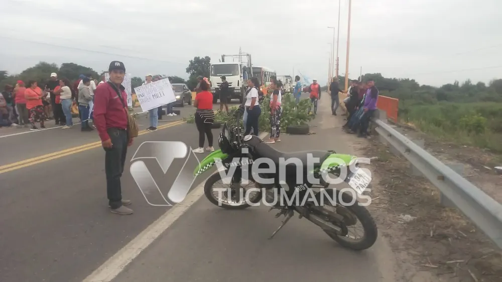 Corte ruta 38 puente río medinas