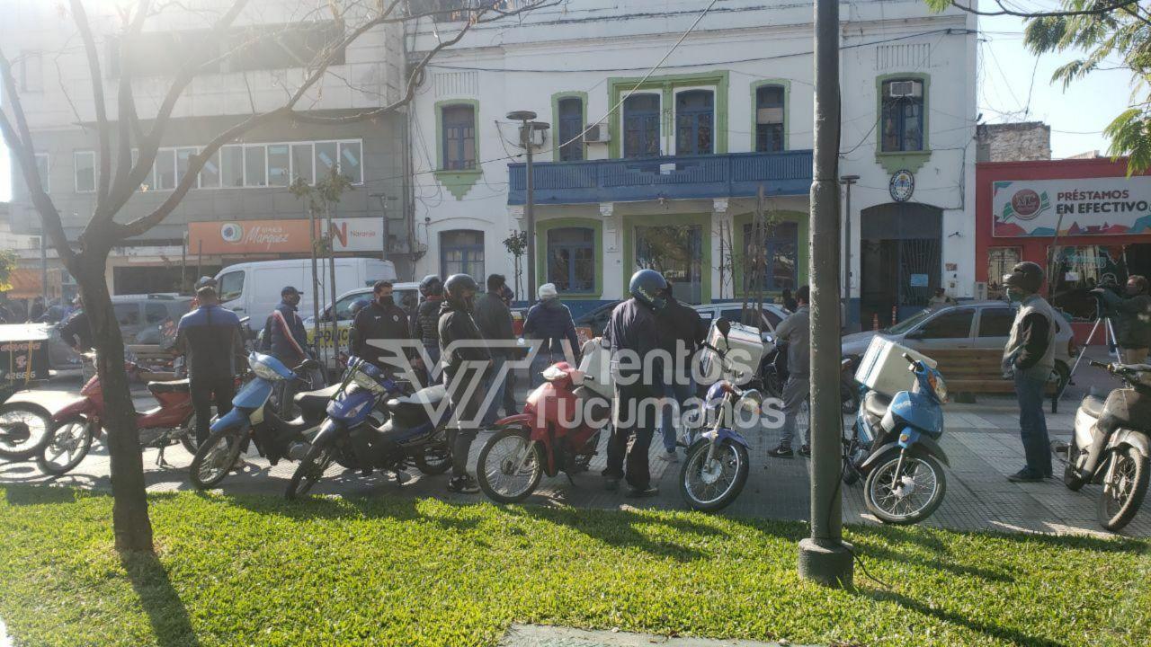 marcha delivery manifestación